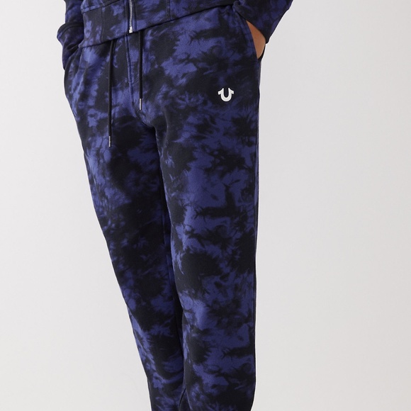 TRUE RELIGION Tie Dye Logo Joggers - Picture 4 of 5